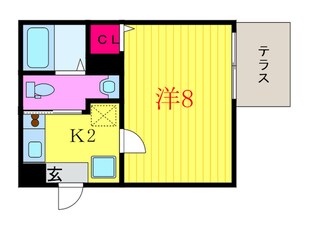 ア－クリ－ド下天神の物件間取画像